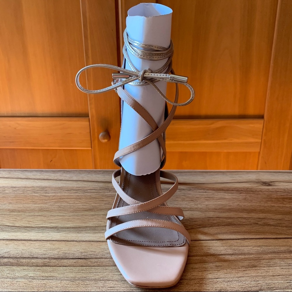 BCBG Ivana Lace-Up Heels